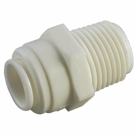 ANDERSON METALS 3/8 In. x 1/8 In. MPT Push-In Plastic Connector 53068-0602